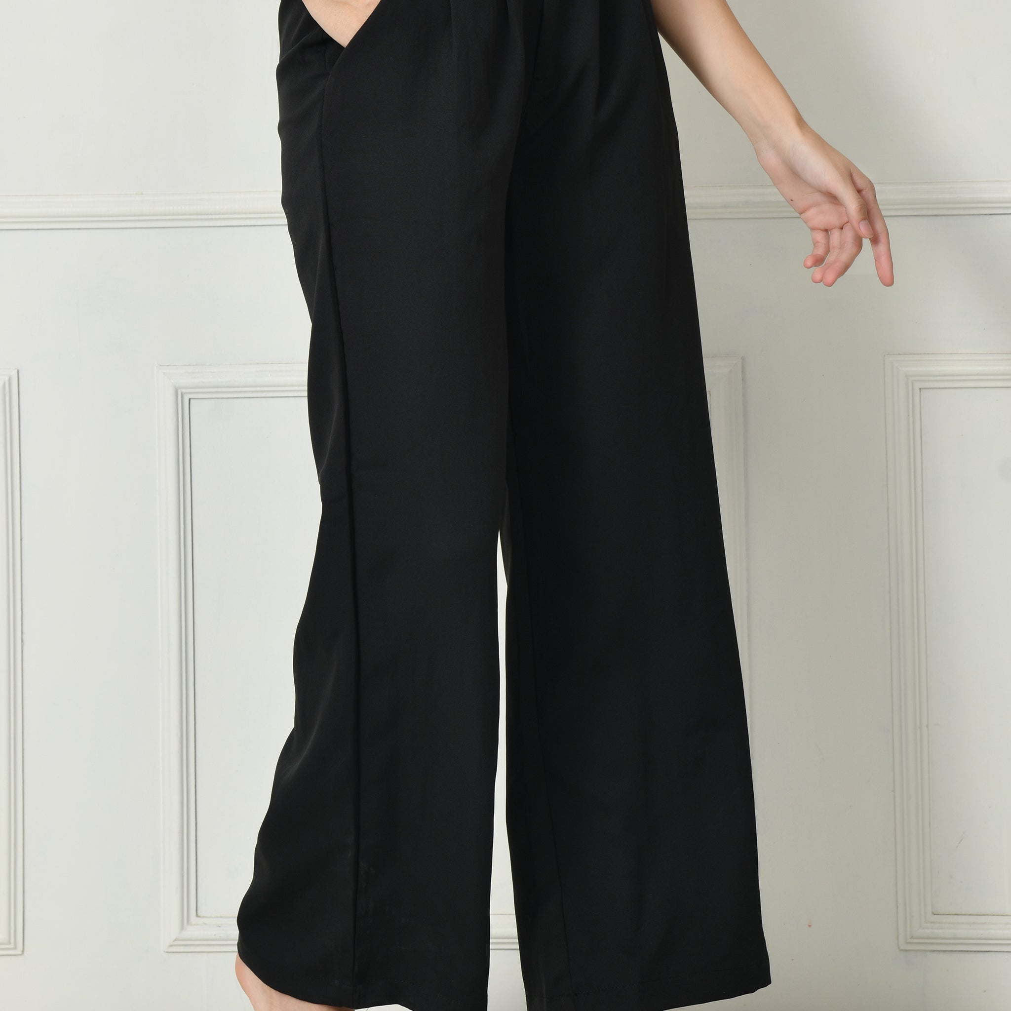 Black Japanese pants for women