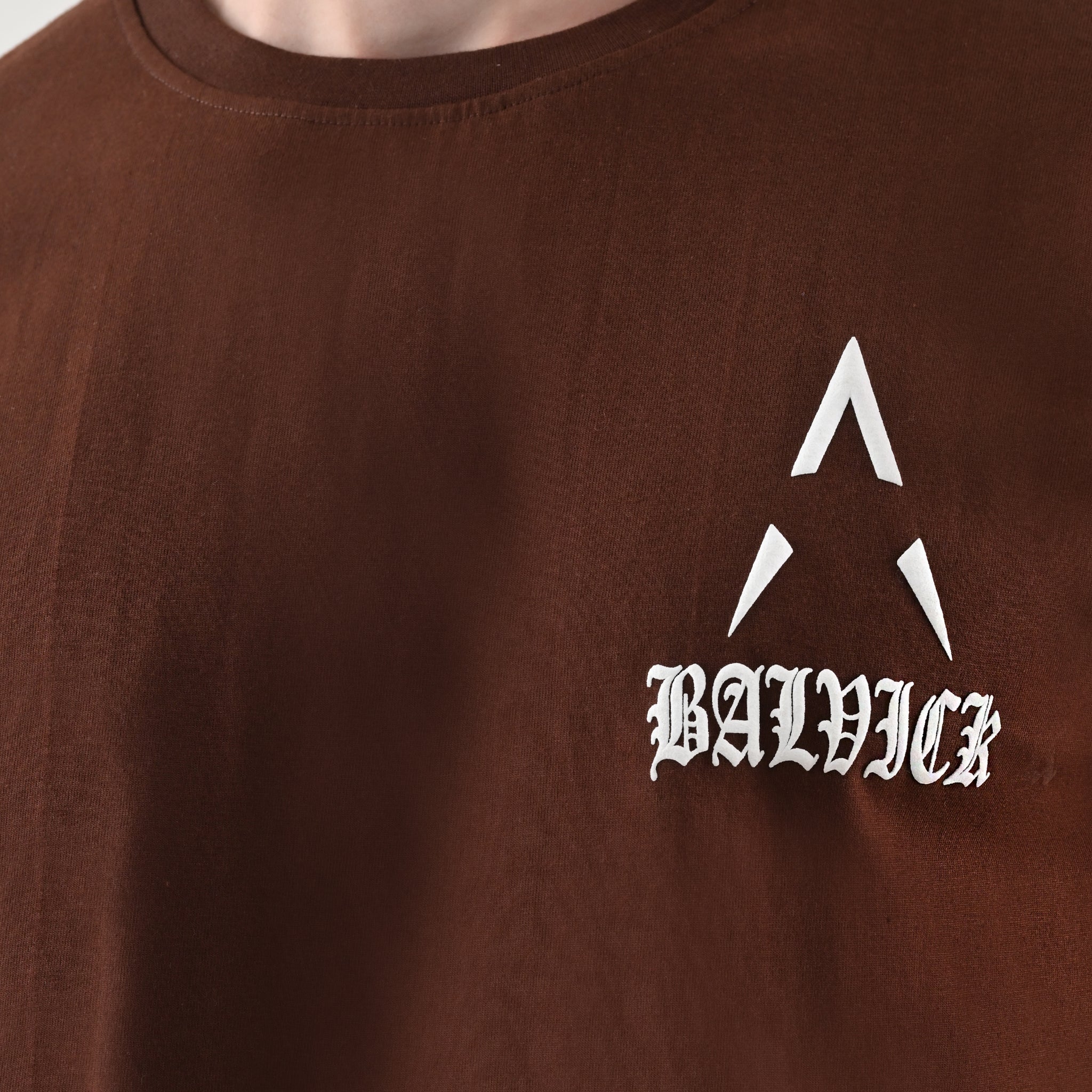 Balvick Oversized T-shirt of Brown colour